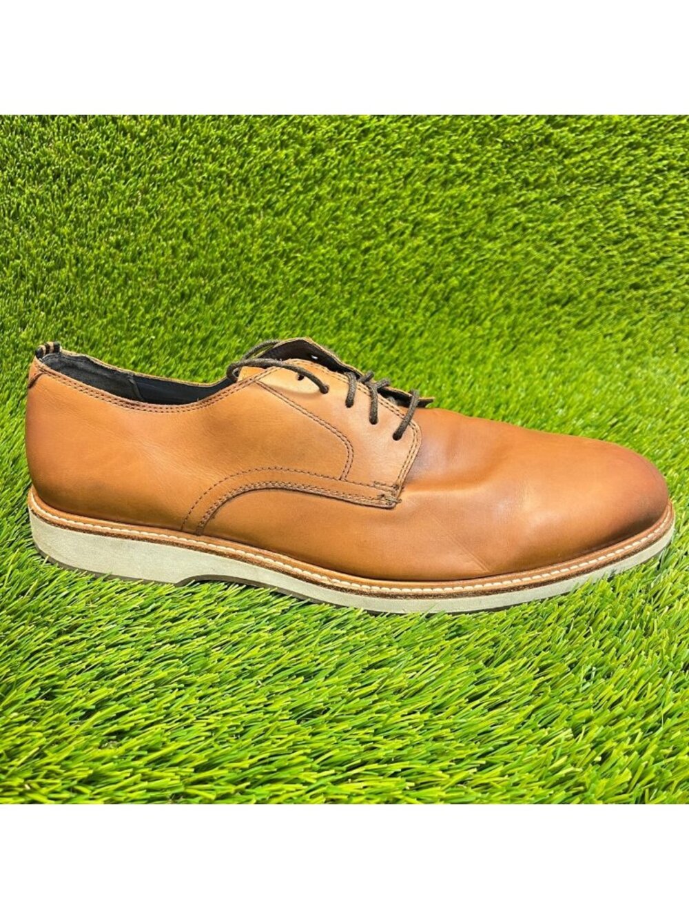 Cole Haan Morris Mens Size 13M Brown Casual Classic Plain Toe Oxford Shoes
